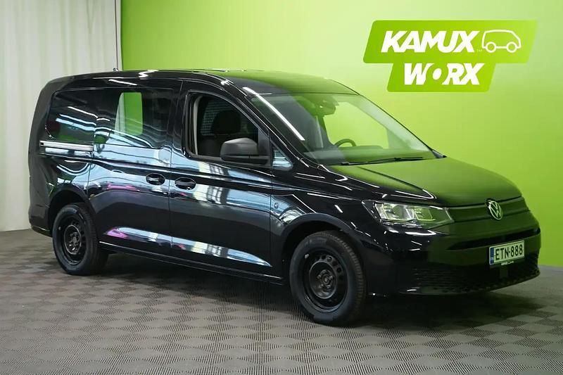 Musta Käytetty 2021 VW Caddy Maxi Pro Tila-auto | 24 890 € (Perustarjous) - Kuva 1/4