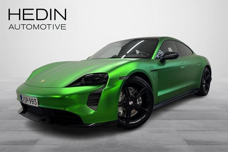 Musta Käytetty 2021 Porsche Taycan Turbo Sedan | 69 900 € - Kuva 1/4