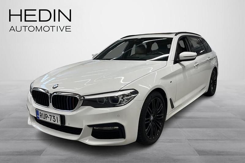 Valkoinen Käytetty 2018 BMW 540 Comfort Edition Farmari | 37 990 € - Kuva 1/4