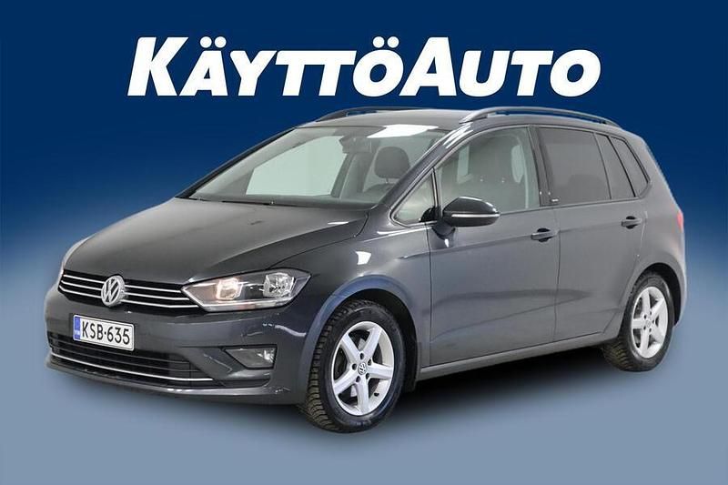 Käytetty VW Golf Sportsvan Allstar 125 HP (91 kW) 2016 Harmaa Tila-auto