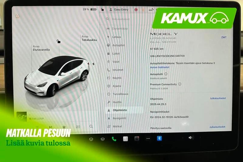 Käytetty Tesla Model Y 258 kW (351 HP) 2022 Valkoinen Katumaasturi