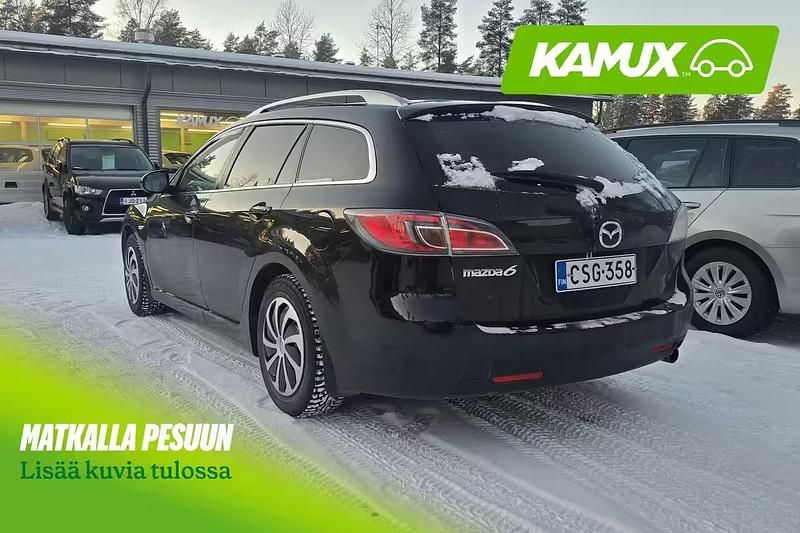 Käytetty Mazda 6 120 HP (88 kW) 2010 Musta Farmari