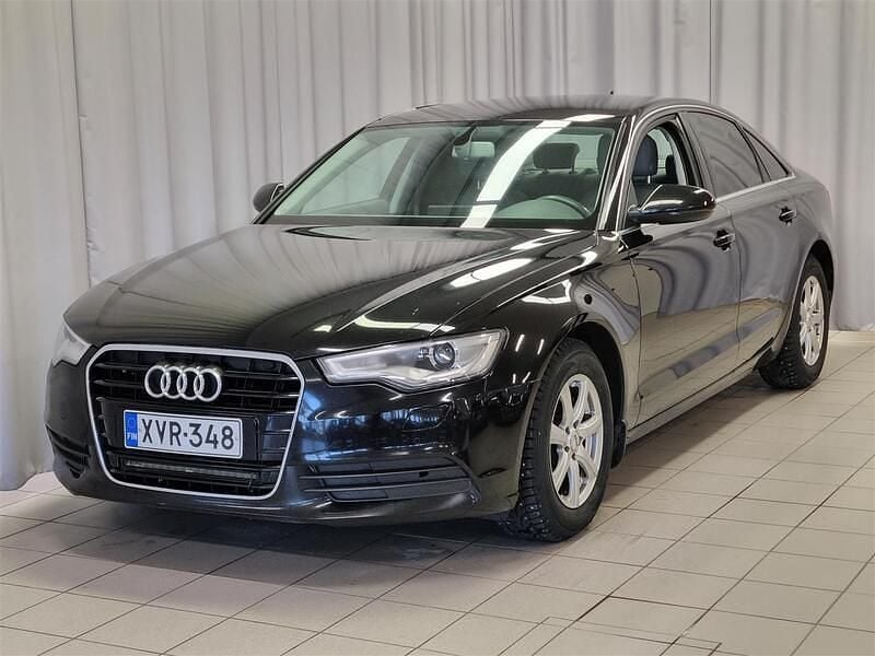 Musta Käytetty 2014 Audi A6 Business Sedan | 14 900 € (Hyvä tarjous) - Kuva 1/4
