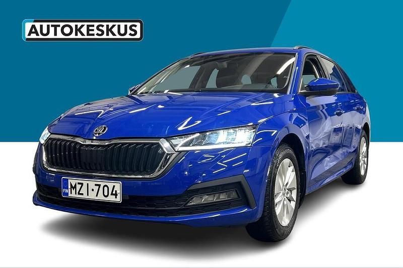 Sininen Käytetty 2021 Skoda Octavia G-TEC Ambition Farmari | 18 790 € (Perustarjous) - Kuva 1/3
