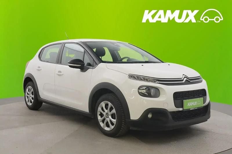 Valkoinen Käytetty 2019 Citroën C3 Feel Sedan | 8 300 € (Perustarjous) - Kuva 1/4