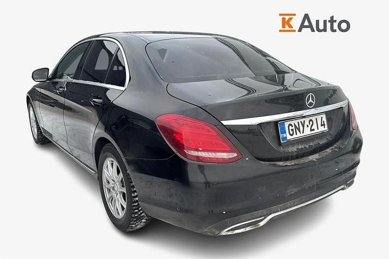 Käytetty Mercedes C200 Avantgarde 136 HP (100 kW) 2017 Musta Sedan