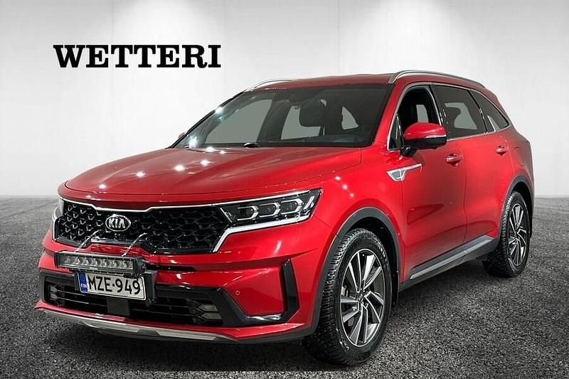 Käytetty Kia Sorento 230 HP (169 kW) 2021 Punainen Katumaasturi