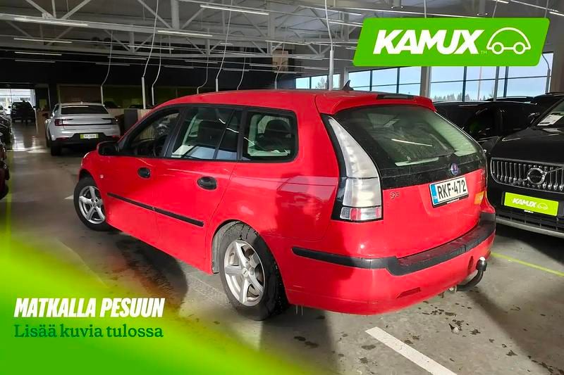 Käytetty Saab 9-3 Linear 150 HP (110 kW) 2006 Punainen Farmari