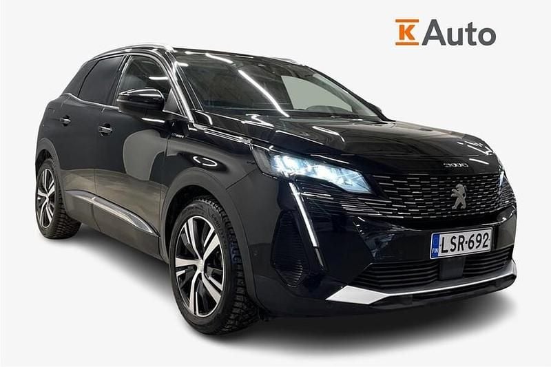 Käytetty Peugeot 3008 Allure 299 HP (219 kW) 2021 Musta Katumaasturi