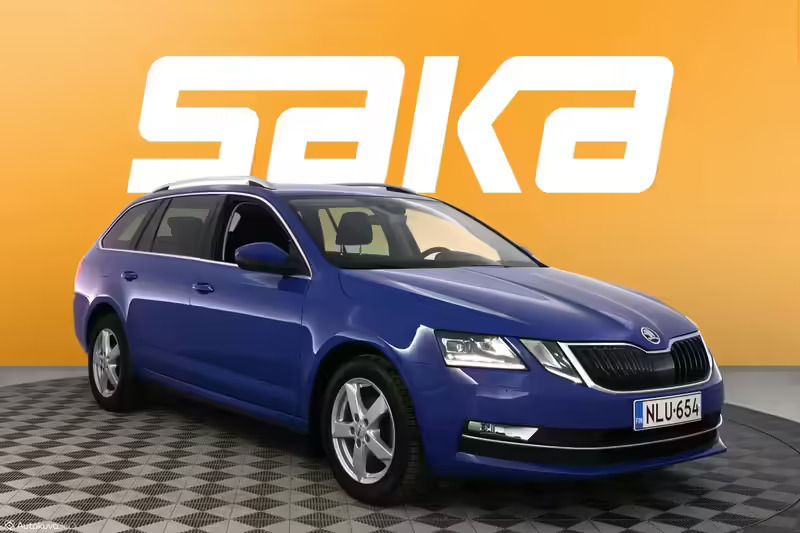 Sininen Käytetty 2019 Skoda Octavia G-TEC Business Line Farmari | 16 900 € (Perustarjous) - Kuva 1/3