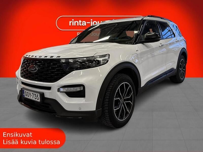 Valkoinen Käytetty 2020 Ford Explorer ST-Line Katumaasturi | 39 980 € (Perustarjous) - Kuva 1/3