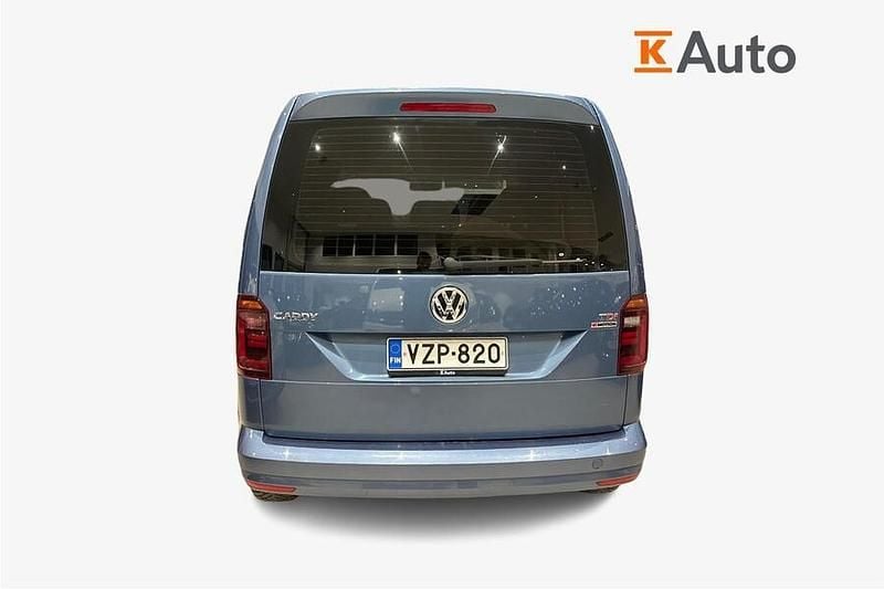 Käytetty VW Caddy Trendline 150 HP (110 kW) 2018 Sininen Tila-auto