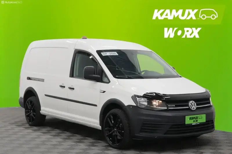 Valkoinen Käytetty 2018 VW Caddy Maxi Tila-auto | 25 490 € (Perustarjous) - Kuva 1/4