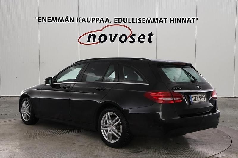 Käytetty Mercedes C220 Business 170 HP (125 kW) 2017 Musta Farmari