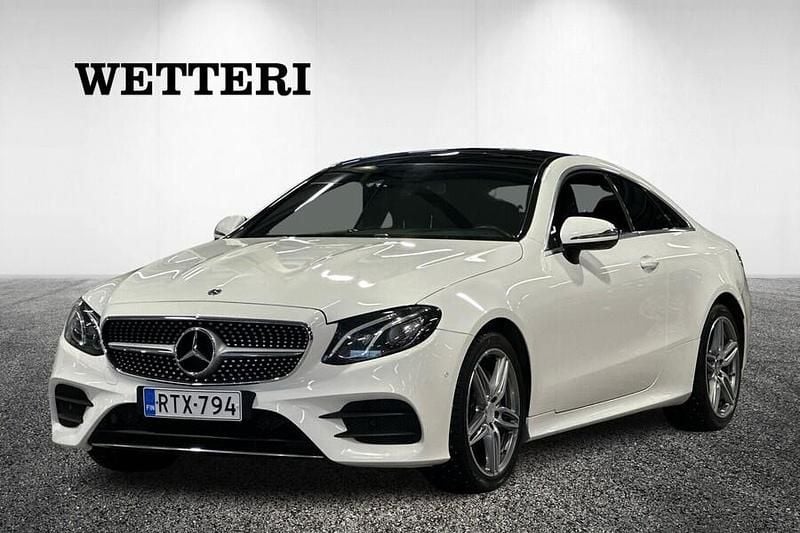 Käytetty Mercedes E220 AMG 194 HP (142 kW) 2019 Valkoinen Coupe - kaksiovinen