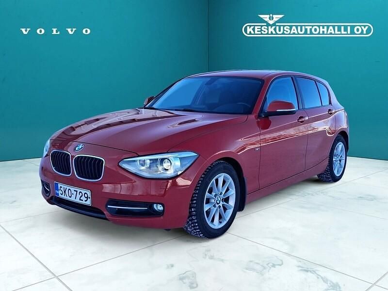Käytetty BMW 116 Sport Line 136 HP (100 kW) 2012 Punainen Viistoperä