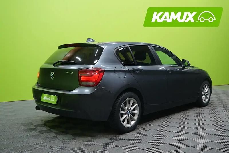 Käytetty BMW 116 116 HP (85 kW) 2014 Hopea / harmaa Viistoperä