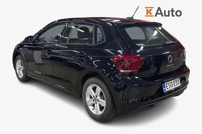 Käytetty VW Polo Style 95 HP (69 kW) 2021 Musta Viistoperä