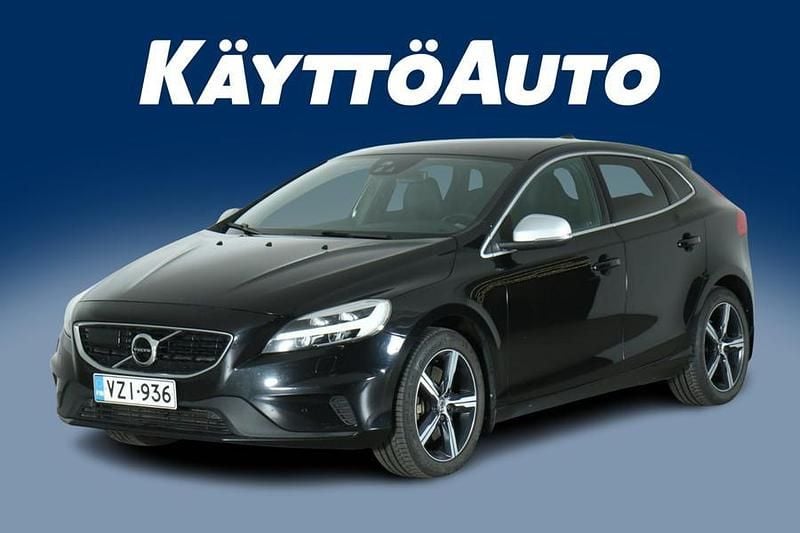 Musta Käytetty 2017 Volvo V40 R-Design Farmari | 19 900 € (Perustarjous) - Kuva 1/1