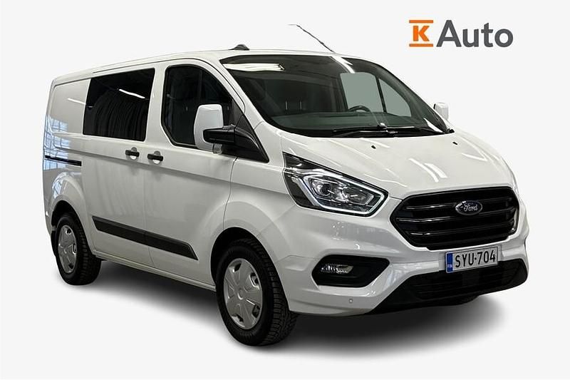 Valkoinen Käytetty 2020 Ford Transit Custom Trend Van | 17 890 € (Supertarjous) - Kuva 1/3