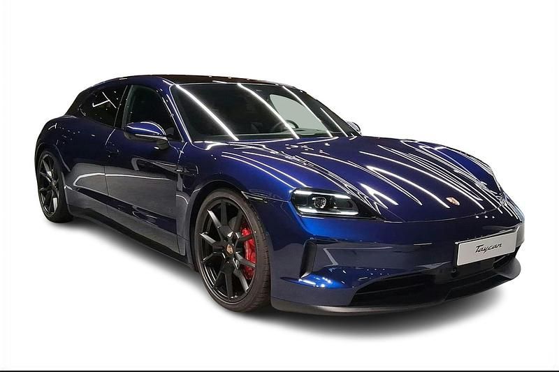 Uusi Porsche Taycan Sport Turismo 433 kW (590 HP) 2025 Sininen Farmari