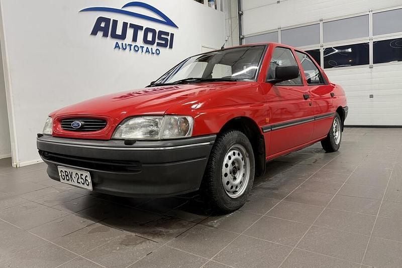 Käytetty Ford Escort 71 HP (52 kW) 1994 Punainen Sedan