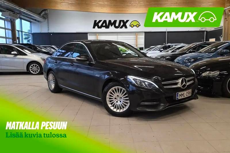 Musta Käytetty 2015 Mercedes C220 Business Sedan | 10 690 € (Hyvä tarjous) - Kuva 1/4