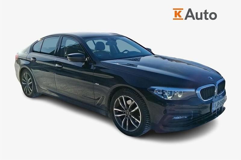 Käytetty BMW 520 Sport Line 190 HP (139 kW) 2017 Musta Sedan