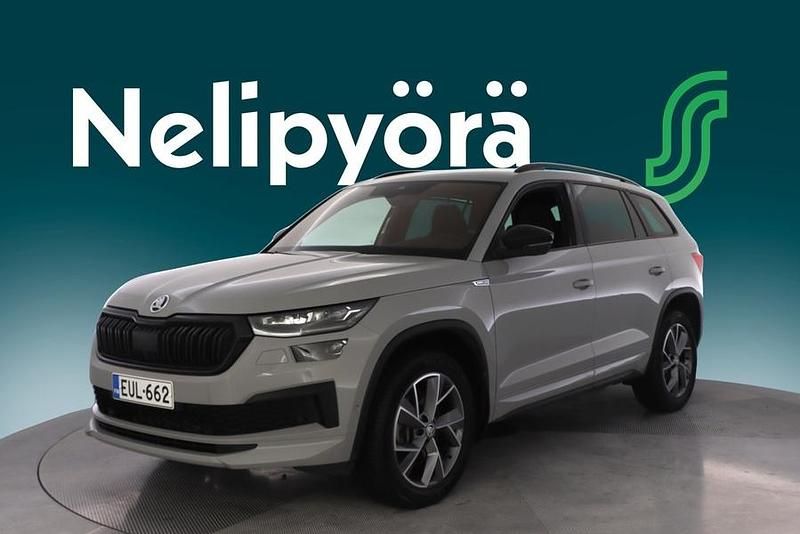 Harmaa Käytetty 2022 Skoda Kodiaq SportLine Katumaasturi | 42 900 € (Kallis) - Kuva 1/3