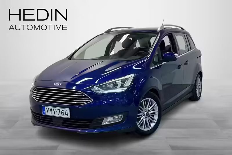 Sininen Käytetty 2016 Ford Grand C-Max Titanium Tila-auto | 11 450 € - Kuva 1/4