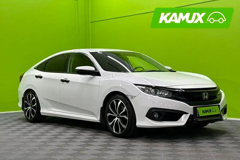 Valkoinen Käytetty 2018 Honda Civic Sport Sedan | 18 190 € (Perustarjous) - Kuva 1/4