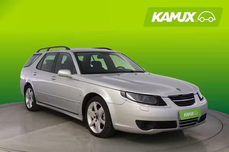Käytetty Saab 9-5 Linear 150 HP (110 kW) 2007 Hopea / harmaa Farmari