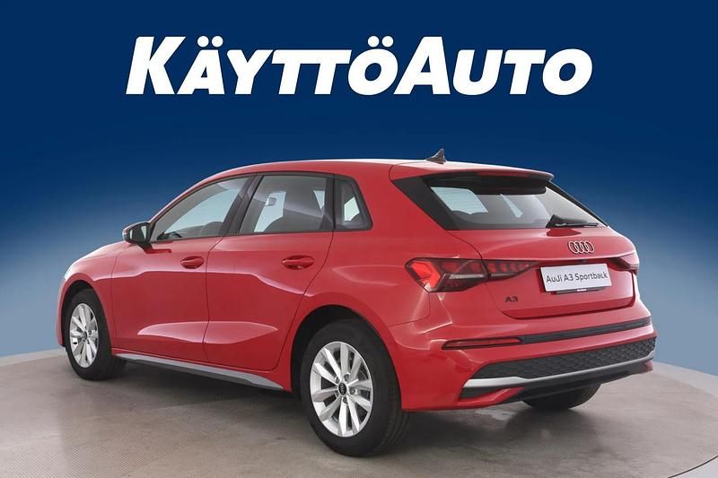 Uusi Audi A3 Sportback Design 116 HP (85 kW) 2025 Progressivepunainen Viistoperä