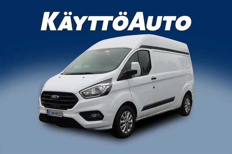 Valkoinen Käytetty 2023 Ford Transit Custom Trend Van | 19 990 € (Hyvä tarjous) - Kuva 1/4