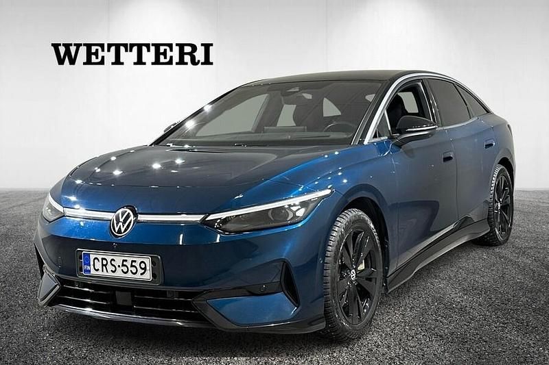 Käytetty VW ID.7 Pro 210 kW (286 HP) 2024 Sininen Viistoperä