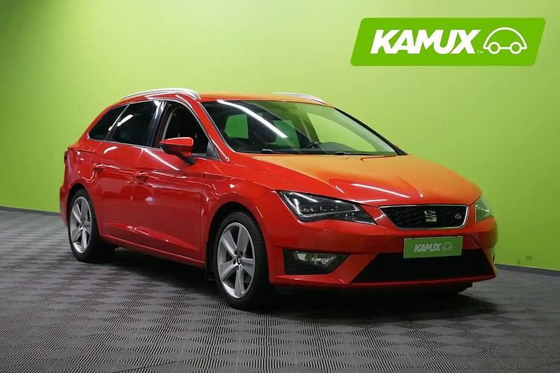 Punainen Käytetty 2016 Seat Leon ST FR Farmari | 13 590 € (Perustarjous) - Kuva 1/4