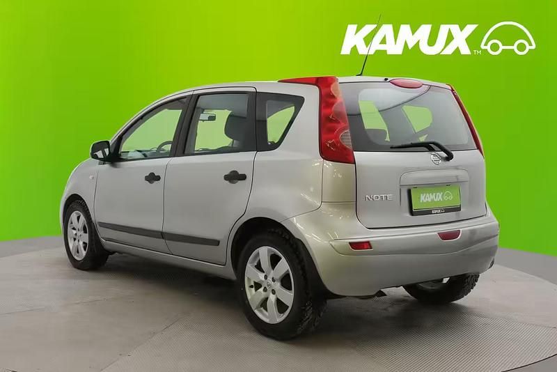 Käytetty Nissan Note Visia 110 HP (80 kW) 2008 Hopea / harmaa Sedan