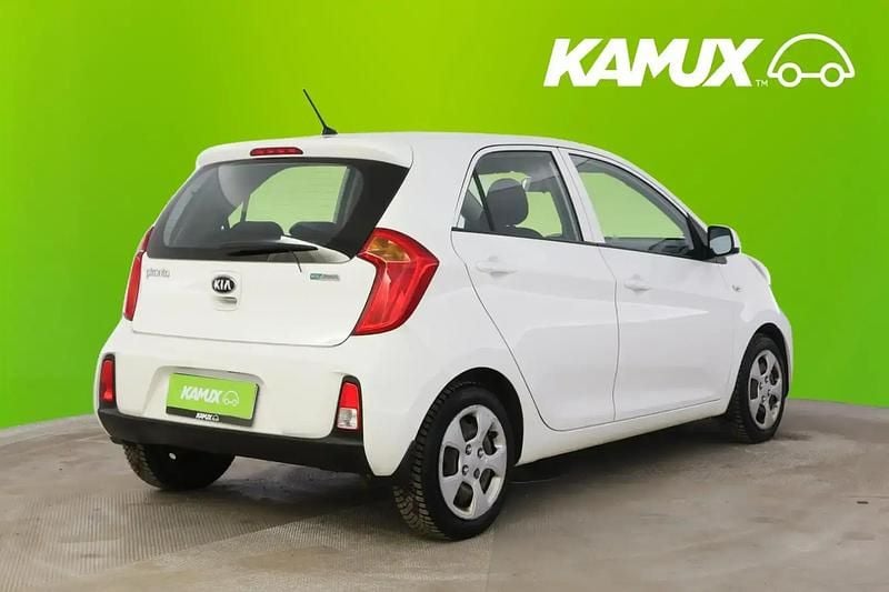 Käytetty Kia Picanto LX 65 HP (47 kW) 2016 Valkoinen Viistoperä