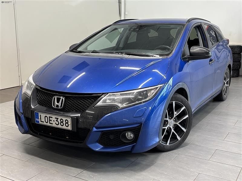 Sininen Käytetty 2018 Honda Civic Sport Farmari | 18 950 € (Perustarjous) - Kuva 1/4