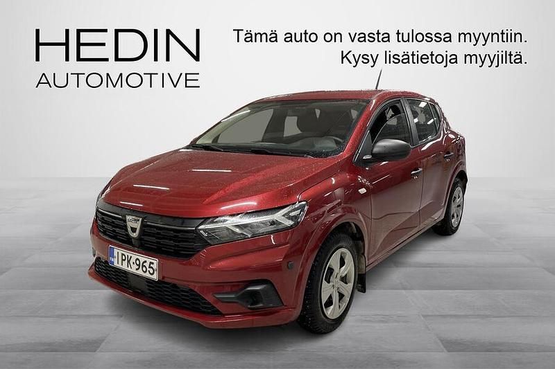 Punainen Käytetty 2022 Dacia Sandero Essentiel Viistoperä | 10 900 € (Perustarjous) - Kuva 1/4