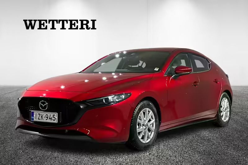 Punainen Käytetty 2021 Mazda 3 Vision Viistoperä | 23 870 € (Perustarjous) - Kuva 1/4