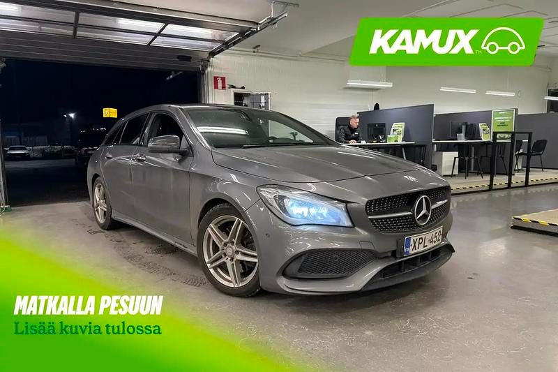 Hopea / harmaa Käytetty 2017 Mercedes CLA220 Shooting Brake AMG Farmari | 18 490 € - Kuva 1/4