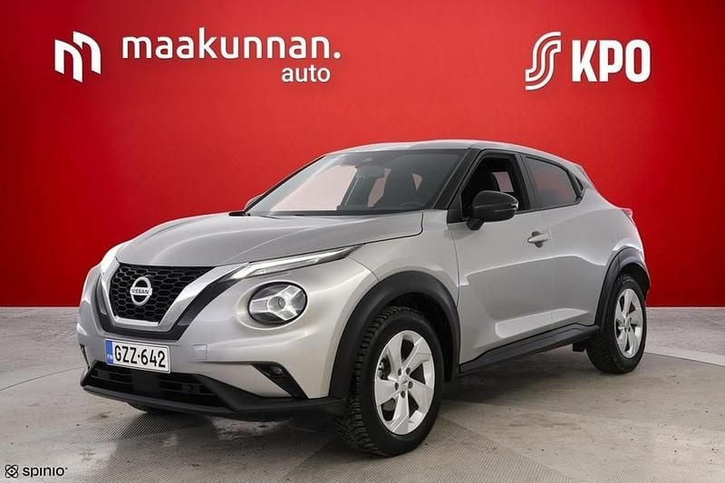 Käytetty Nissan Juke N-Connecta 114 HP (83 kW) 2021 Hopea Katumaasturi