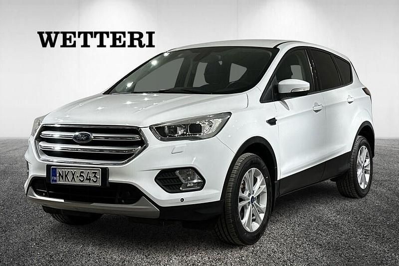 Valkoinen Käytetty 2018 Ford Kuga Titanium Katumaasturi | 14 900 € (Hyvä tarjous) - Kuva 1/3