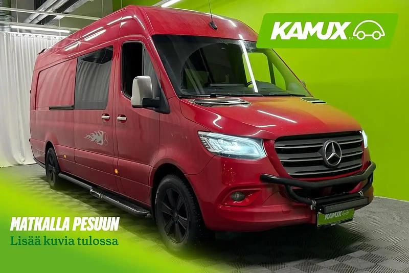 Punainen Käytetty 2020 Mercedes Sprinter Van | 62 900 € (Kallis) - Kuva 1/4
