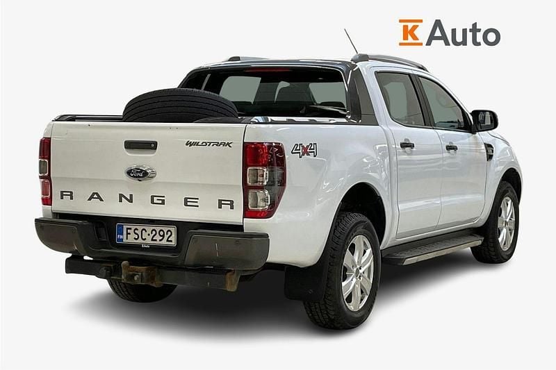Käytetty Ford Ranger Wildtrack 200 HP (147 kW) 2016 Valkoinen Nouto