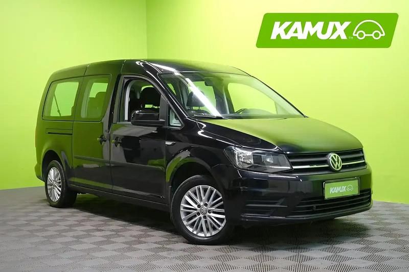 Musta Käytetty 2016 VW Caddy Maxi Trendline Tila-auto | 13 880 € (Perustarjous) - Kuva 1/4