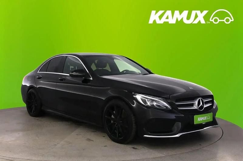 Musta Käytetty 2018 Mercedes C350e AMG line Sedan | 17 990 € (Perustarjous) - Kuva 1/4