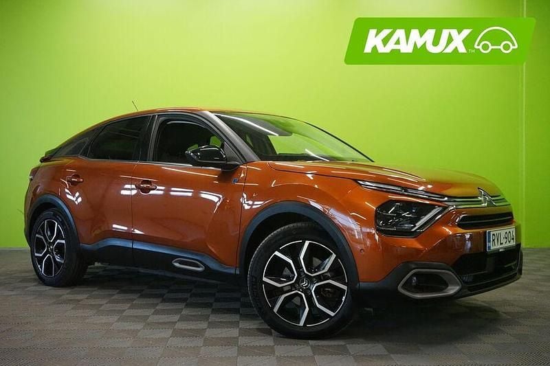 Käytetty Citroën e-C4 Comfort 100 kW (136 HP) 2022 Oranssi Viistoperä