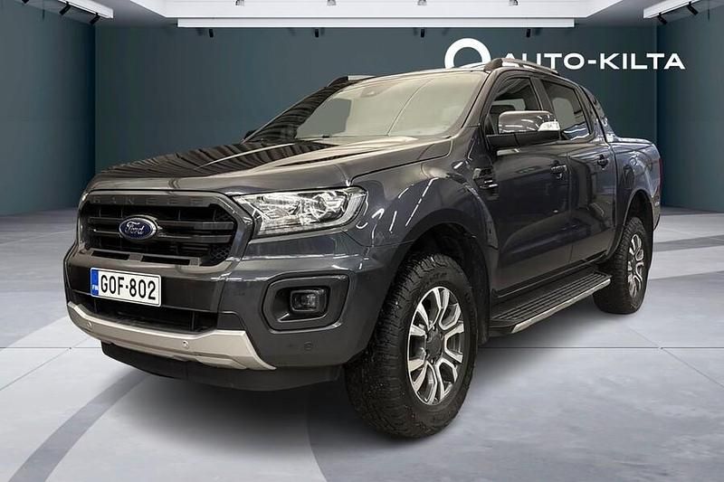 Harmaa Käytetty 2020 Ford Ranger Wildtrack Nouto | 40 900 € (Perustarjous) - Kuva 1/4